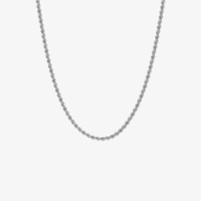 Steel & Barnett Helix Stainless Steel Thin Twisted Rope Chain N-HEL01