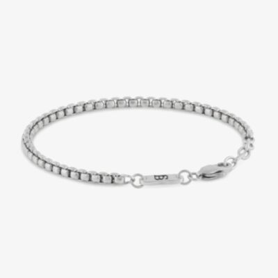 Steel & Barnett Stainless Steel Box Link Bracelet B-BOX01