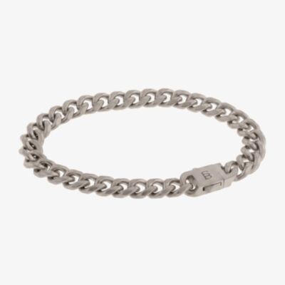 Steel & Barnett Valence Vic Stainless Steel Cuban Link Chain Bracelet SSTBVV/002