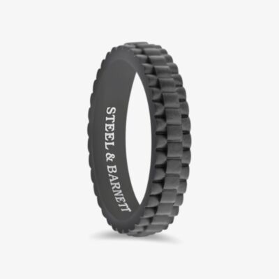 Steel & Barnett Nova Black Stainless Steel Watch Link Ring R-NOV02