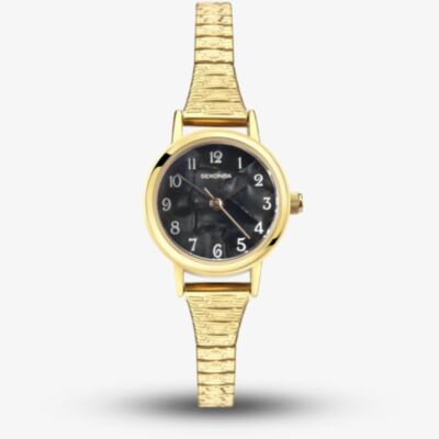 Sekonda Connolly Black Mother Of Pearl Expandable Watch 40677