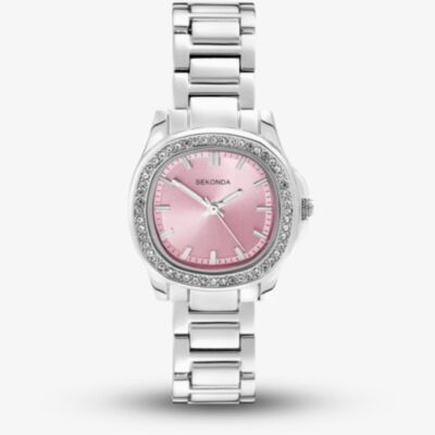 Sekonda Ladies Octaire Pink Dial Watch 40724