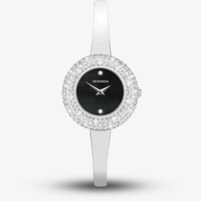 Sekonda Ladies Radiance Black Mother Of Pearl Dial Watch 40630
