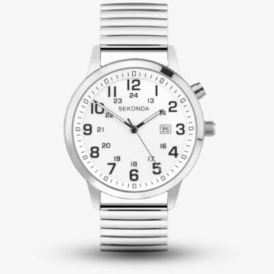 Sekonda Easy Reader Silver Expandable Watch 30126