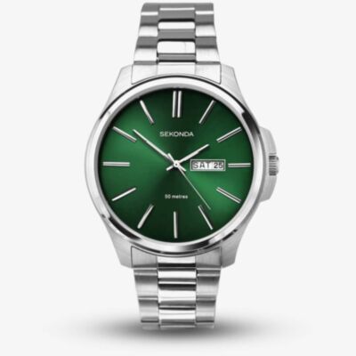 Sekonda Jones Classic Green Dial Watch 30152