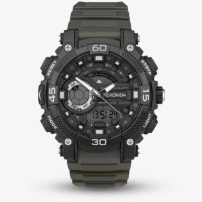 Sekonda Malvern Dark Grey Rubber Digital Watch 30168