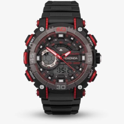Sekonda Malvern Dual Display Black Watch 30166