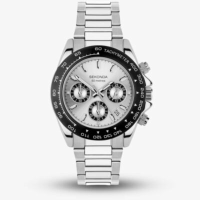 Sekonda Circuit Chronograph Silver Watch 30201