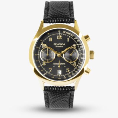 Sekonda Archer Gold Chronograph Watch 30237
