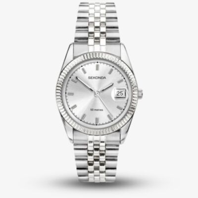 Sekonda Mens Classic Silver Watch 1688