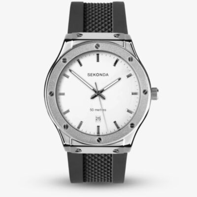 Sekonda Mens Titan White Dial Watch 30255