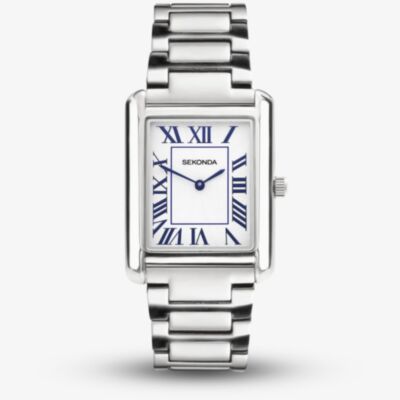 Sekonda Mens Clement Stainless Steel White Dial Watch 30272