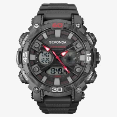 Sekonda Mens Dual Display Chronograph Watch 1036