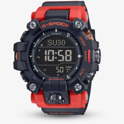 Casio G-Shock Master Of G Land Mudman Red & Black Smart Watch GW-9500-1A4ER