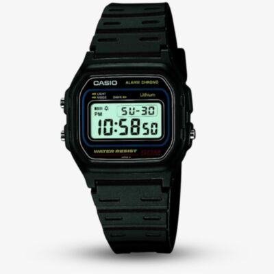 Casio Unisex Black Plastic Digital Watch W-59-1VQES