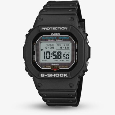 Casio Mens G-Shock 5600 Series Black Digital Solar Strap Watch GW-BX5600-1ER