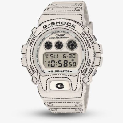 Casio G-Shock Origami White Digital Watch DW-6900RGM-5ER