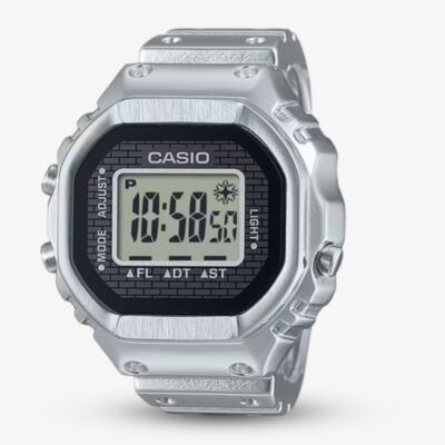 Casio 50th Anniversary Stainless Steel Silver Digital Ring Watch CRW-001-1ER