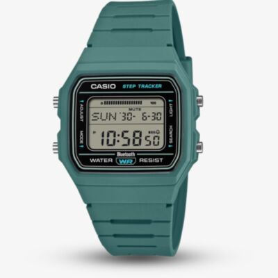 Casio Unisex Classic Digital Green Plastic Strap Watch F-B100W-3AEF