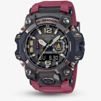 Casio G-Shock Mudmaster Red & Black Multi Function Watch GWG-B1000-1A4ER