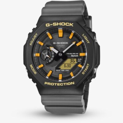 Casio Mens G-Shock Charles Darwin Foundation 2100 Series Black Solar Strap Watch GA-B2100DF-1AER