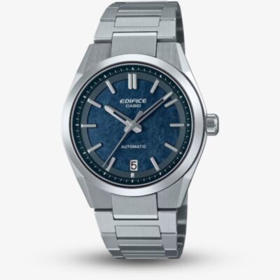 Casio Mens Edifice Forged Carbon Blue Dial Watch EFK-100D-2AER
