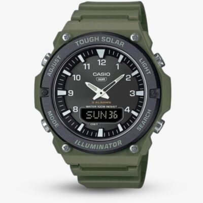 Casio Mens Solar Powered Green Watch AQ-S820W-3BVEF