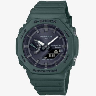 Casio G-Shock Bluetooth Solar 2100 Series Green Smartwatch GA-B2100-3AER
