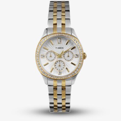 Timex Ladies Ariana Two Tone Chronograph  Watch TW2W17900