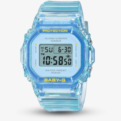 Casio Baby-G Transparent Blue Digital Watch BGD-565SJ-2ER
