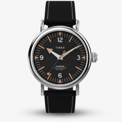 Timex Mens Standard Black Fabric Watch TW2V44000