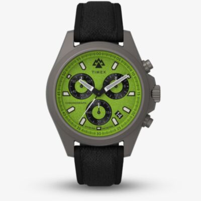 Timex Mens  Expedition Field Green Chronograph Watch TW2V96400
