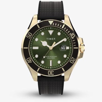 Timex Mens Harborside Gold Watch TW2Y05300