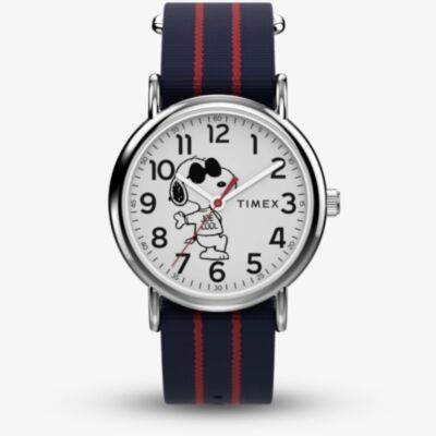 Timex Unisex X Peanuts Joe Cool Fabric Strap Watch TW2Y31100