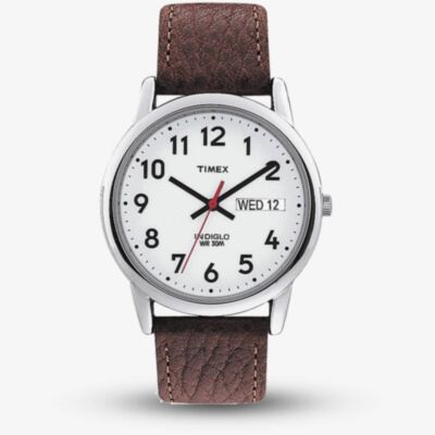 Timex Mens Easy reader White Dial Watch T20041