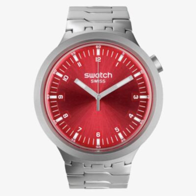 Swatch Big Bold Irony Scarlet Shimmer Watch SB07S104G