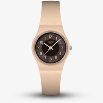 Swatch Unisex Espresso Charm Brown Watch LT104