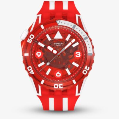 Swatch Unisex SCUBAQUA Lions Mane Red Watch SSCU09R100