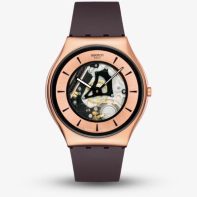 Swatch Skin Irony Copper Flame Skeleton Watch SS07G107
