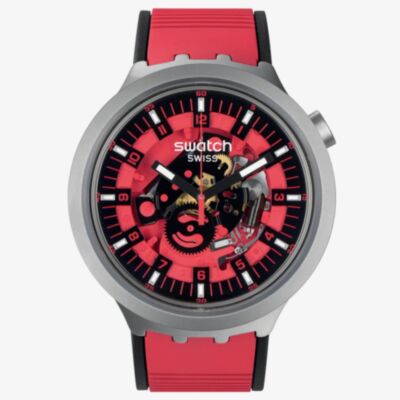 Swatch Mens Red Juicy Watch SB07S110