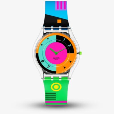 Swatch Neon Hot Racer Multicoloured Watch SS08K119
