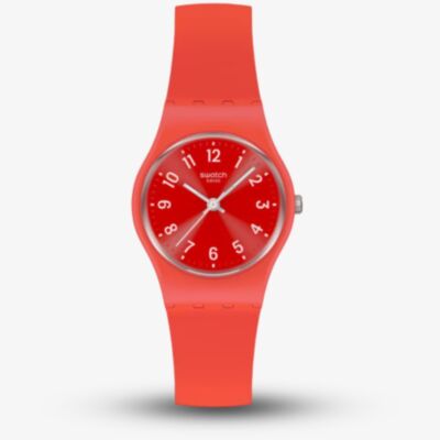 Swatch Essentials Notes Of Coral Pink Watch LP165