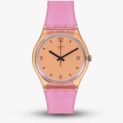 Swatch Coral Dreams Pastel Peach & Pink Watch SO28O4001
