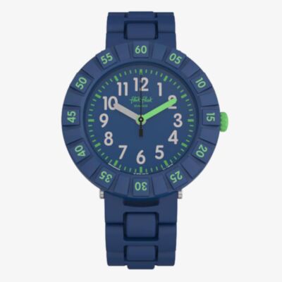 Flik Flak Solo Dark Blue Watch FCSP086