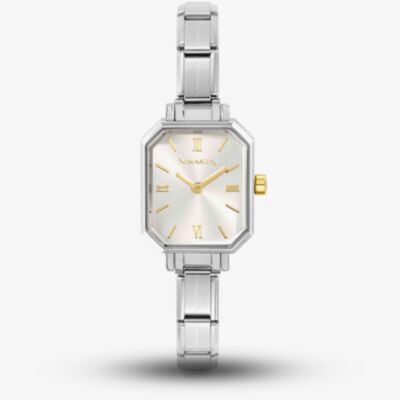 Nomination Paris Silver Octagon Dial Bracelet Watch 076039/017