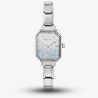 Nomination Paris Silver Blue Ombre Glitter Dial Watch 076037/035