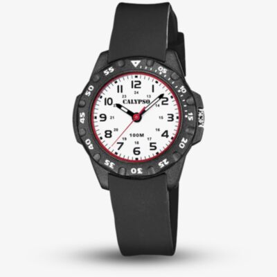 Calypso Unisex Black & Red Watch K5821/3