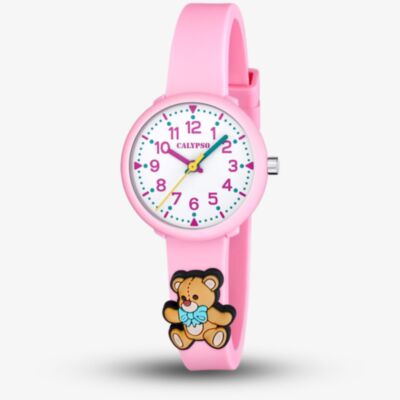 Calypso Girls Pink Teddy-Bear Watch K5844/5