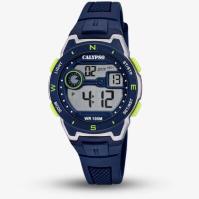 Calypso Mens Digital Crush Navy Blue Watch K5853/3