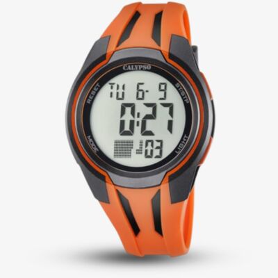 Calypso Mens Historico Orange Digital Watch K5703/1